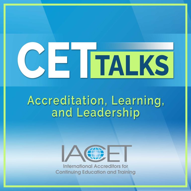 CET Talks: Accreditation, Learning and Leadership